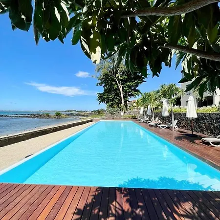 Luxury Beach House With Spectacular Sea View And Pool Trou aux Biches Exterior foto